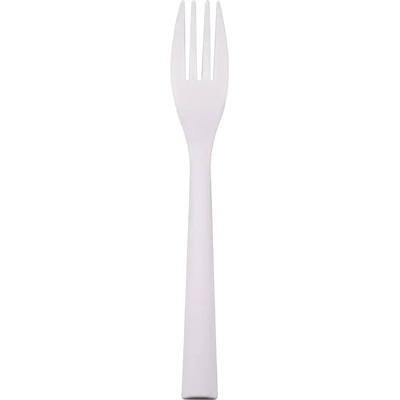 Fourchettes Réutilisables Incassables 18 cm Blanc – Lot de 10 - Publicité Fourchettes Réutilisables Incassables 18 cm Blanc – Lot de 10 - Publicité