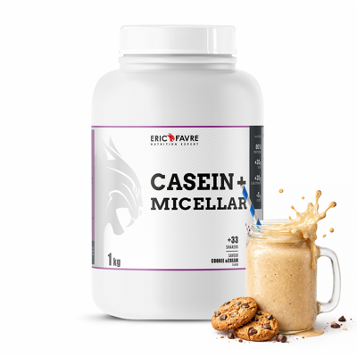 Eric Favre Nutrition Expert Casein + micellaire d'origine native - Publicité Eric Favre Nutrition Expert Casein + micellaire d'origine native - Publicité