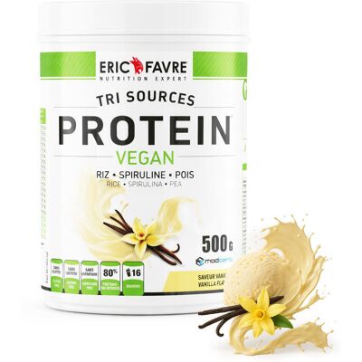Eric Favre Nutrition Expert Protéines végétales tri-source, Protein Vegan - Publicité Eric Favre Nutrition Expert Protéines végétales tri-source, Protein Vegan - Publicité
