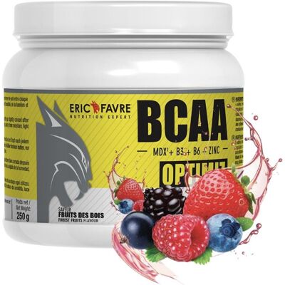 Eric Favre - Bcaa Optimiz 2:1:1 - 250 g - Acides aminés - Publicité Eric Favre - Bcaa Optimiz 2:1:1 - 250 g - Acides aminés - Publicité