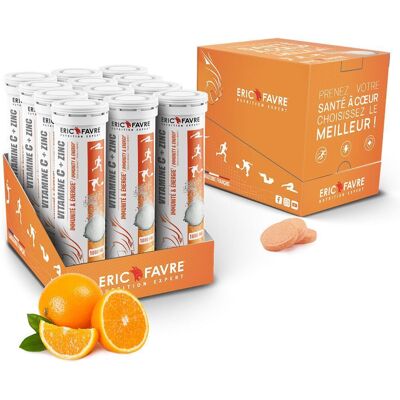 Eric Favre Nutrition Expert Cachets Effervescent Vitamine C + Zinc - Publicité Eric Favre Nutrition Expert Cachets Effervescent Vitamine C + Zinc - Publicité
