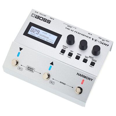 Boss VE-500 Vocal Performer Processeur vocal 32-bits 48kHz - Publicité Boss VE-500 Vocal Performer Processeur vocal 32-bits 48kHz - Publicité