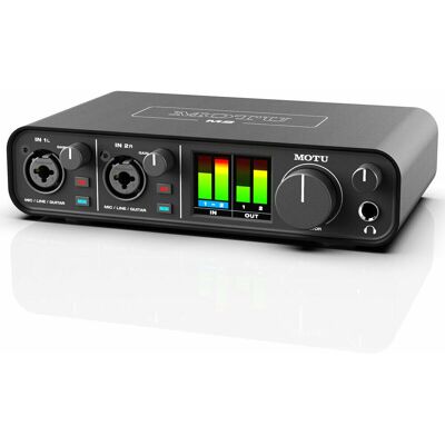 Interface audio MOTU M2 USB-C ESS Sabre32 Ultra DAC 2x2 - Publicité Interface audio MOTU M2 USB-C ESS Sabre32 Ultra DAC 2x2 - Publicité