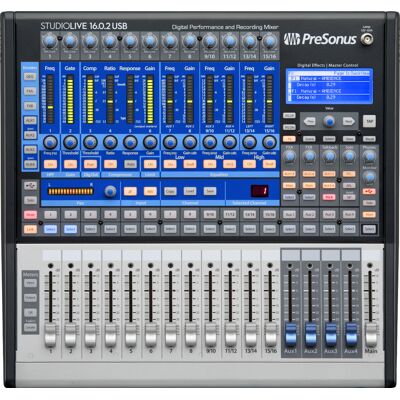 Presonus StudioLive 16.0.2 USB Mixeur Numérique - Console Numérique Compacte 16 Canaux avec USB - Publicité Presonus StudioLive 16.0.2 USB Mixeur Numérique - Console Numérique Compacte 16 Canaux avec USB - Publicité