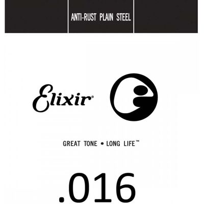 Elixir .016 Plain Steel - Publicité Elixir .016 Plain Steel - Publicité