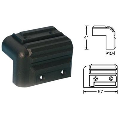 Adam Hall 4071 Cabinet Corner plastic - Publicité Adam Hall 4071 Cabinet Corner plastic - Publicité