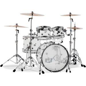 Kit DW DRUMS DESIGN ACRYLIC 4 pièces BD 22 en acrylique - Publicité Kit DW DRUMS DESIGN ACRYLIC 4 pièces BD 22 en acrylique - Publicité