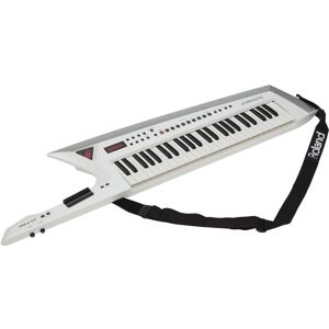 Roland AX-Edge White PRO KEYTAR Synthétiseur + 49 touches + 500 sons + 2 écrans - Publicité Roland AX-Edge White PRO KEYTAR Synthétiseur + 49 touches + 500 sons + 2 écrans - Publicité