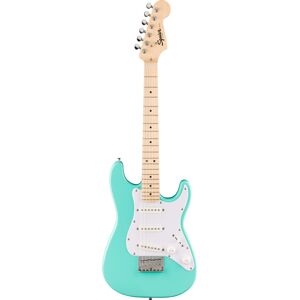 Fender Squier Mini Stratocaster MN Vert Mousse de Mer - Publicité Fender Squier Mini Stratocaster MN Vert Mousse de Mer - Publicité