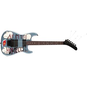 Fender Tom Morello's Arm The Homeless Stratocaster - Publicité Fender Tom Morello's Arm The Homeless Stratocaster - Publicité