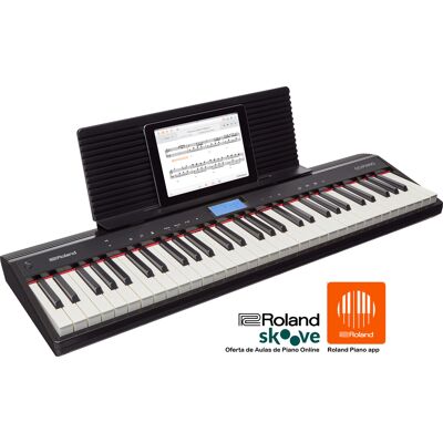 Roland GO:PIANO 61 (GO-61P) Piano Débutants 61-Teclas - Publicité Roland GO:PIANO 61 (GO-61P) Piano Débutants 61-Teclas - Publicité