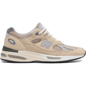 New Balance 991v2 Made in UK homme beige en suède Beige 10