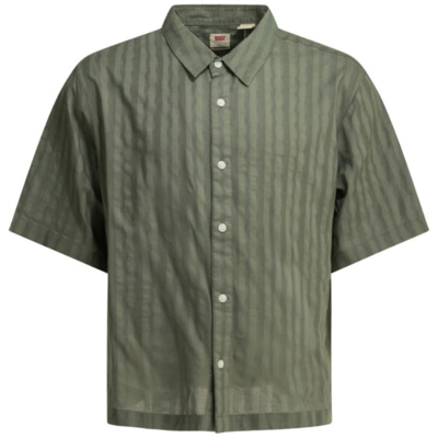 Levi's chemise homme vert en tencel et coton Vert L - Publicité Levi's chemise homme vert en tencel et coton Vert L - Publicité