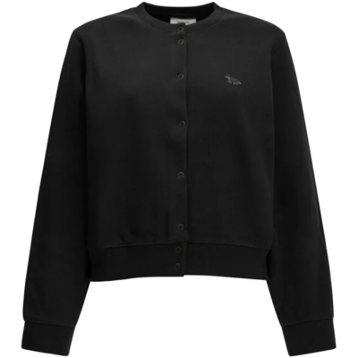 Maison Kitsuné MAISON KITSUNE cardigan en coton femme noir Noir S - Publicité Maison Kitsuné MAISON KITSUNE cardigan en coton femme noir Noir S - Publicité