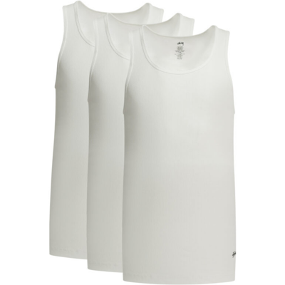 Stüssy lot de 3 débardeurs homme blancs en pur coton Blanc XL - Publicité Stüssy lot de 3 débardeurs homme blancs en pur coton Blanc XL - Publicité