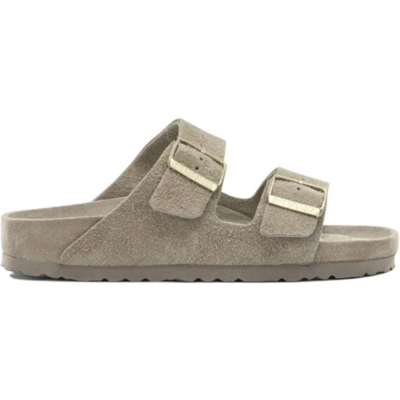 Birkenstock sandales grises cuir suédé femme Gris 38 - Publicité Birkenstock sandales grises cuir suédé femme Gris 38 - Publicité