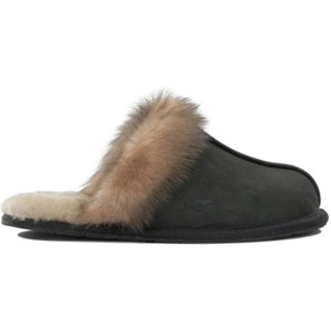 UGG chaussons en cuir femme noirs Noir 10
