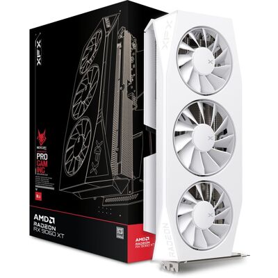 Pine XFX AMD Radeon RX 9060 Xt Mercury RX-96TMERCW9 16GB GDDR6 OC blanche carte graphique - Publicité Pine XFX AMD Radeon RX 9060 Xt Mercury RX-96TMERCW9 16GB GDDR6 OC blanche carte graphique - Publicité