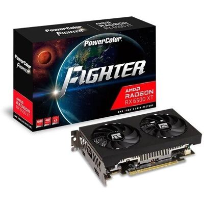 PowerColor Poc AMD Radeon RX 6500 Xt 4GB GDDR6 carte graphique - Publicité PowerColor Poc AMD Radeon RX 6500 Xt 4GB GDDR6 carte graphique - Publicité