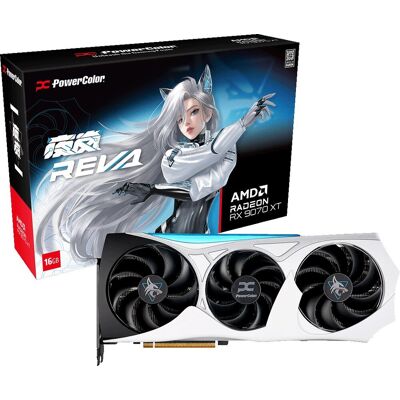 PowerColor AMD Radeon RX 9070 Xt RX9070XT 16GB GDDR6 OC carte graphique - Publicité PowerColor AMD Radeon RX 9070 Xt RX9070XT 16GB GDDR6 OC carte graphique - Publicité