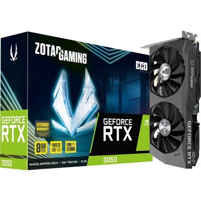 Zotac NVIDIA GeForce RTX 3050 ZT-A30500K-10M 8GB GDDR6 carte graphique - Publicité Zotac NVIDIA GeForce RTX 3050 ZT-A30500K-10M 8GB GDDR6 carte graphique - Publicité