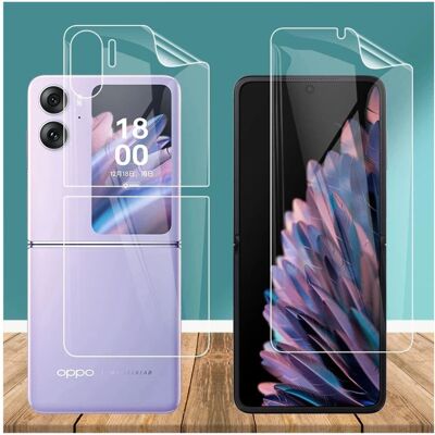 Protection écran film hydrogel OPPO Find N2 Flip 5G (4 pièces) - XEPTIO - Neuf - Publicité Protection écran film hydrogel OPPO Find N2 Flip 5G (4 pièces) - XEPTIO - Neuf - Publicité