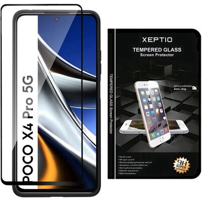 Xeptio Xiaomi Poco X4 Pro 5G vitre protection écran noir - Neuf - Publicité Xeptio Xiaomi Poco X4 Pro 5G vitre protection écran noir - Neuf - Publicité