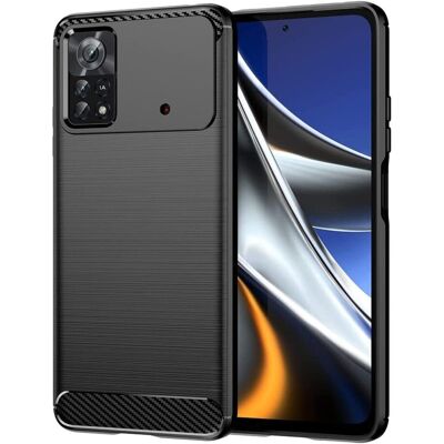 Xeptio Xiaomi Poco X4 Pro 5G coque style carbone noir - Neuf - Publicité Xeptio Xiaomi Poco X4 Pro 5G coque style carbone noir - Neuf - Publicité