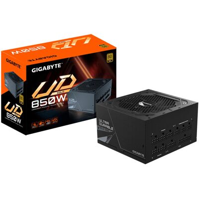 Gigabyte UD850GM - 850 W - 80 Plus Gold - Modulaire - Neuf - Publicité Gigabyte UD850GM - 850 W - 80 Plus Gold - Modulaire - Neuf - Publicité