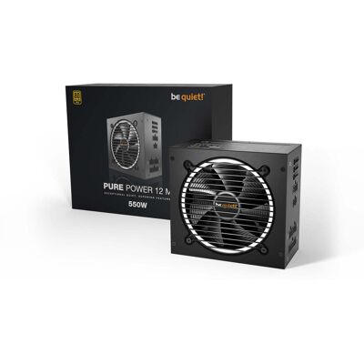 Be Quiet! Pure Power 12 M - 550w - 80 Plus Gold - Neuf - Publicité Be Quiet! Pure Power 12 M - 550w - 80 Plus Gold - Neuf - Publicité