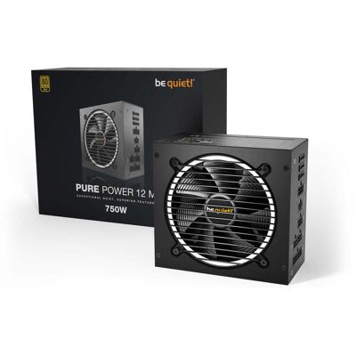 Be Quiet! Pure Power 12 M - 750w - 80Plus Gold - Neuf - Publicité Be Quiet! Pure Power 12 M - 750w - 80Plus Gold - Neuf - Publicité