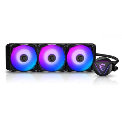 MSI MAG CORELIQUID 360R V2 système de refroidissement d'ordinateur Carte-mère, Processeur Kit de refroidissement du liquide 12 cm Noir - Neuf - Publicité MSI MAG CORELIQUID 360R V2 système de refroidissement d'ordinateur Carte-mère, Processeur Kit de refroidissement du liquide 12 cm Noir - Neuf - Publicité