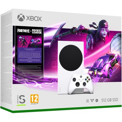 Microsoft Xbox Series S – Fortnite & Rocket League Bundle 512 Go Wifi Blanc - Bon état - Publicité Microsoft Xbox Series S – Fortnite & Rocket League Bundle 512 Go Wifi Blanc - Bon état - Publicité