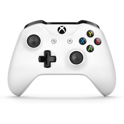 Microsoft Xbox One Wireless Controller Blanc RF Manette de jeu Xbox One, Xbox One S - Bon état - Publicité Microsoft Xbox One Wireless Controller Blanc RF Manette de jeu Xbox One, Xbox One S - Bon état - Publicité