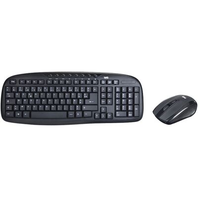 Bundle Clavier + Souris Sans Fil WE 1600 DPI / 8 touches multimédias 2.4 GHz / Plug & Play / Portée 8m Fonction sommeil - Neuf - Publicité Bundle Clavier + Souris Sans Fil WE 1600 DPI / 8 touches multimédias 2.4 GHz / Plug & Play / Portée 8m Fonction sommeil - Neuf - Publicité