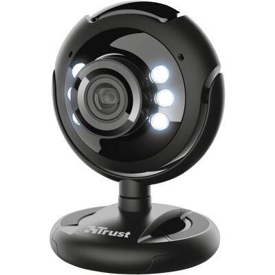 Trust SpotLight Pro webcam 1,3 MP 640 x 480 pixels USB 2.0 Noir - Neuf - Publicité Trust SpotLight Pro webcam 1,3 MP 640 x 480 pixels USB 2.0 Noir - Neuf - Publicité