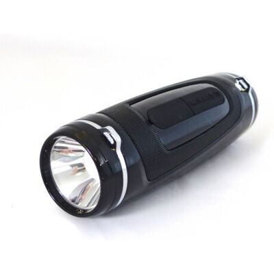 Inovalley Lampe-torche avec Enceinte intégrée 10W BT noire LightSound - Neuf - Publicité Inovalley Lampe-torche avec Enceinte intégrée 10W BT noire LightSound - Neuf - Publicité