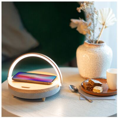 Livoo Lampe avec station de charge et enceinte ARSOUND - Neuf - Publicité Livoo Lampe avec station de charge et enceinte ARSOUND - Neuf - Publicité