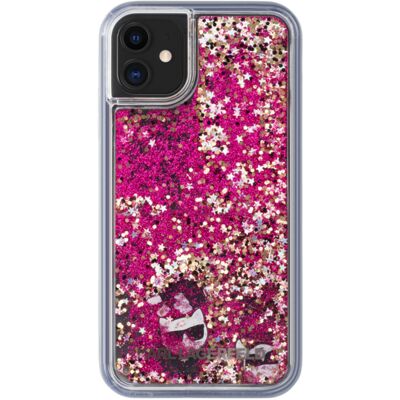 Coque Karl Lagerfeld Bling Bling avec breloques flottantes pour Apple iPhone 11, Rose - Neuf - Publicité Coque Karl Lagerfeld Bling Bling avec breloques flottantes pour Apple iPhone 11, Rose - Neuf - Publicité
