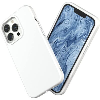 Coque RhinoShield iPhone 13 Pro - Absorption Chocs, Finition Premium, Blanc - Publicité Coque RhinoShield iPhone 13 Pro - Absorption Chocs, Finition Premium, Blanc - Publicité