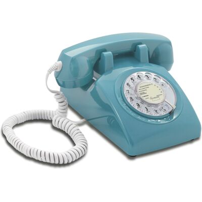 Opis Technology Téléphone fixe filaire rétro vintage avec cadran rotatif - Neuf - Publicité Opis Technology Téléphone fixe filaire rétro vintage avec cadran rotatif - Neuf - Publicité