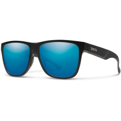 Smith - Lowdown XL 2 Matte Black Chromapop Polarized Blue Mirror - Lunettes de soleil - Publicité Smith - Lowdown XL 2 Matte Black Chromapop Polarized Blue Mirror - Lunettes de soleil - Publicité