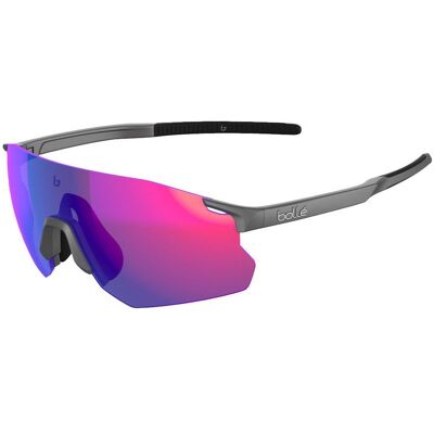 Bollé - Icarus Titanium Matte Volt Ultraviole - Lunettes de soleil - Publicité Bollé - Icarus Titanium Matte Volt Ultraviole - Lunettes de soleil - Publicité