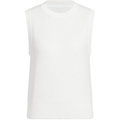 adidas - W Ultimate Knit Vest White - XS - Pull - Publicité adidas - W Ultimate Knit Vest White - XS - Pull - Publicité