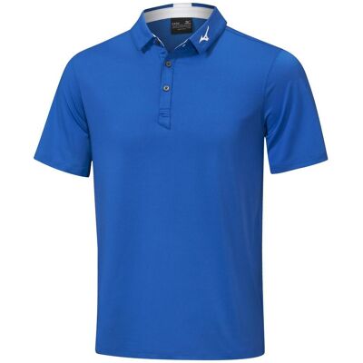 Mizuno - Crested Polo Shirt Blue - S - Polo - Publicité Mizuno - Crested Polo Shirt Blue - S - Polo - Publicité