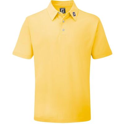 FootJoy Polo de Golf Piqué Jaune - Chemise de Performance - Publicité FootJoy Polo de Golf Piqué Jaune - Chemise de Performance - Publicité