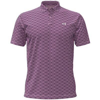 Under Armour - T2G Printed Mauve Pink Purple Echo White - XL - Polo - Publicité Under Armour - T2G Printed Mauve Pink Purple Echo White - XL - Polo - Publicité