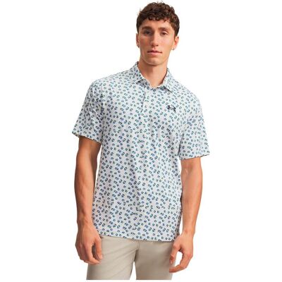 Under Armour - Playoff 3.0 Printed Polo White Blue Wind Midnight Navy - XL - Polo - Publicité Under Armour - Playoff 3.0 Printed Polo White Blue Wind Midnight Navy - XL - Polo - Publicité