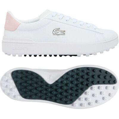 Lacoste - Carnaby White Pink - 5.5 - Chaussures sans crampons - Publicité Lacoste - Carnaby White Pink - 5.5 - Chaussures sans crampons - Publicité