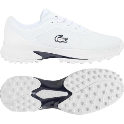 Lacoste - Golf Point V2 White Navy - 8.5 - Chaussures sans crampons - Publicité Lacoste - Golf Point V2 White Navy - 8.5 - Chaussures sans crampons - Publicité